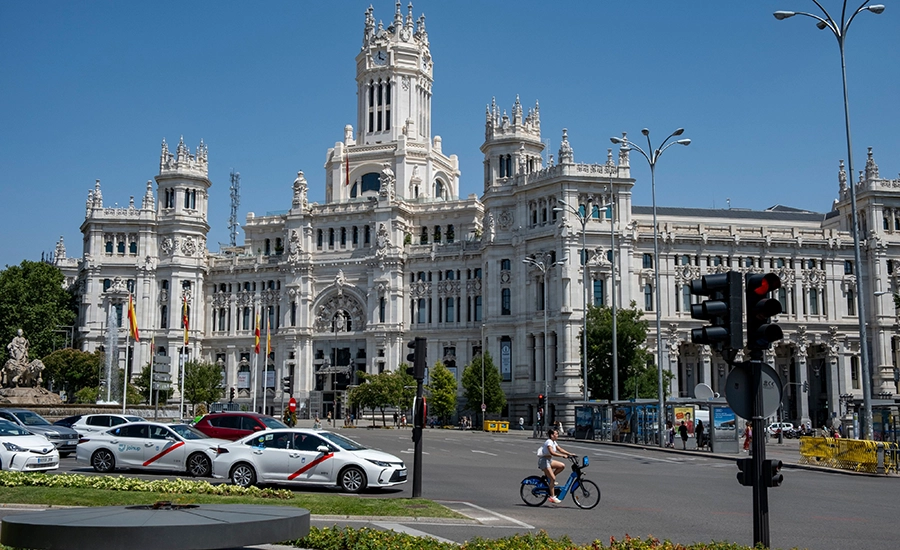 City Break Explorer guide style with city streets food culture and hotel areas