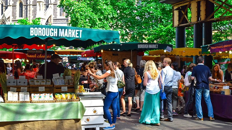 London food markets, cafés and relaxed places to eat on a city break