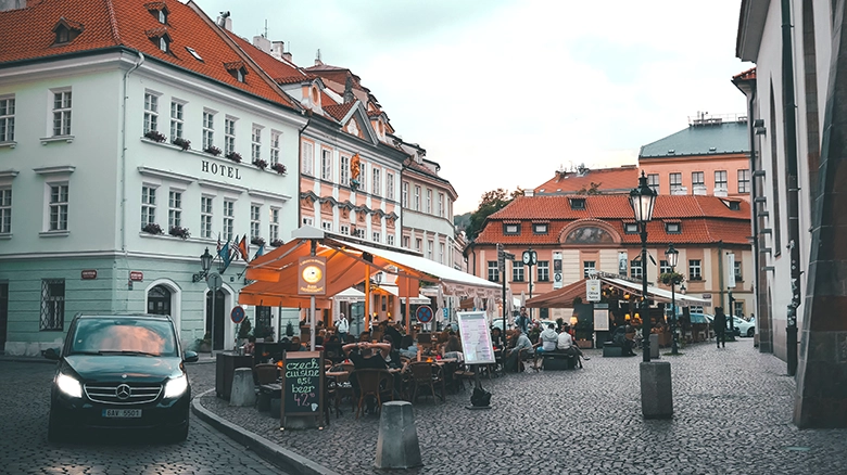 Traditional Prague food and beer hall for a relaxed city break