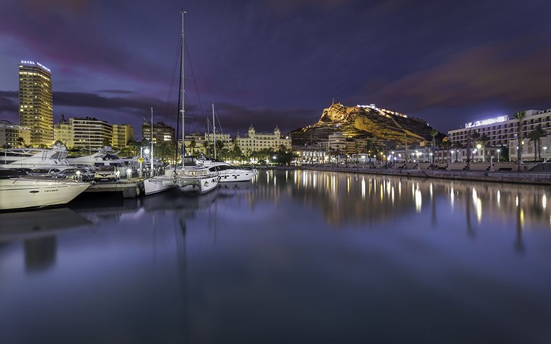a body of water with boats in it